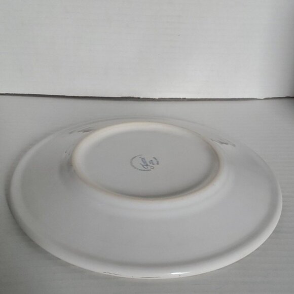 Fiestaware Fiesta Fall Leaves Acorn Ceramic 9" Luncheon Plate Classic Rim White - Picture 11 of 16